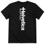 Helvetica Mountain Pioneers ファロ2 T-シャツ - ブラック