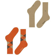 burlington-everyday-mix-2-pack-socks---orangebeigebrown-34329639