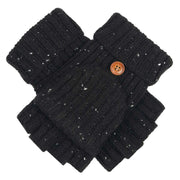 dents-ribbed-knit-fingerless-gloves---black-34477724