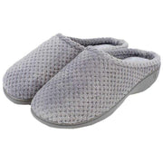 isotoner-popcorn-terry-mule-slippers---pale-grey-34523338