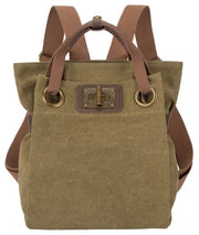 Zede Pont Des Arts Small Backpack -Olive Green