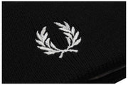 Fred Perry クラシック メリノウール ビーニー - ブラック/スノーホワイト
