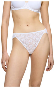 Triumph Amourette ハイレグ タイ ニッカーズ - ホワイト
