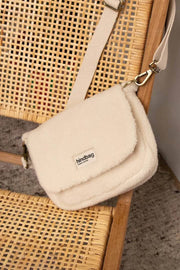 Hindbag Margault Teddy ショルダーバッグ - アークティック ホワイト