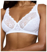 Triumph Amourette ノンワイヤー ブラジャー - ホワイト
