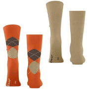 burlington-everyday-mix-2-pack-socks---orangebeigebrown-34329638