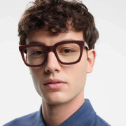Barner Max 光沢ブルーライト老眼鏡 - ココアブラウン