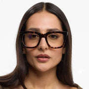 Barner Max 光沢のあるブルーライト 老眼鏡 - トータス ブラウン