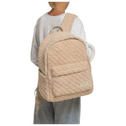 Moon Nude Teddy Large Backpack - Brown/Cream