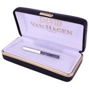 David Van Hagen Lapis Lazuli Tie Slide - Silver
