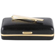 David Van Hagen Plain Polished Tie Slide - Gold
