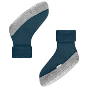 Falke Cosyshoe スリッパ ソックス - ベニス ナイト グリーン