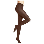 Falke コットンタッチ タイツ - カプチーノ ブラウン