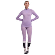 Falke 長袖ウール テック レギュラー フィット ジップ シャツ - ライト ライラック