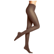 Falke ピュア マット 50 デニール タイツ - カプチーノ ブラウン