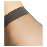 Falke Seidenglatt 15 デニール タイツ - カーボン グレー
