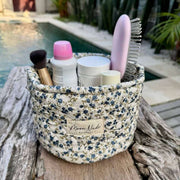 Moon Nude Spring Vanity Bucket - ブルー/ホワイト/グリーン