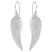 KJ Beckett Wing Drop Earrings - Silver