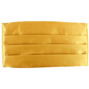 Knightsbridge Neckwear Bow Tie and Cummerbund Set - Yellow