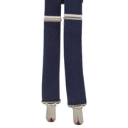 Knightsbridge Neckwear Clip on Braces - Navy