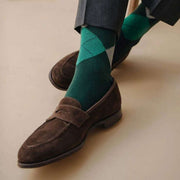 London Sock Company ハイランド アーガイル ソックス - グリーン