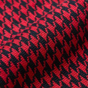 London Sock Company ジャーミン セント ハウンドトゥース ソックス - レッド