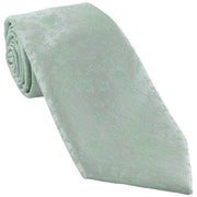 Michelsons of London Delicate Floral Wedding Tie and Pocket Square Set - Mint