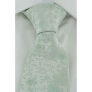 Michelsons of London Delicate Floral Wedding Tie and Pocket Square Set - Mint