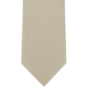 Michelsons of London Semi Plain Tie and Pocket Square Set - Taupe