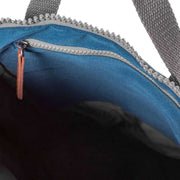 Roka Finchley A Medium Sustainable Canvas Backpack - Marine Blue