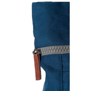 Roka Finchley A Medium Sustainable Canvas Backpack - Marine Blue