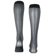 Falke グリッター 30 デニール ニーハイ ソックス - ブラック/スライバー