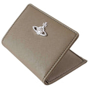 Vivienne Westwood サフィアーノ スリム フラップ カード ホルダー ウォレット - カーキ