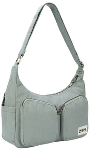 Hindbag Emile マルチポケット ショルダーバッグ - セージグリーン