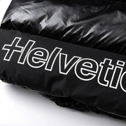 Helvetica Mountain Pioneers Pinto 2 フード付きダウン ジャケット - ブラック