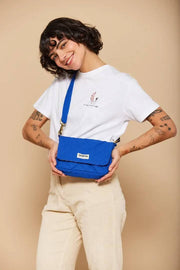 Hindbag Margault キルティング ショルダー バッグ - エレクトリック ブルー