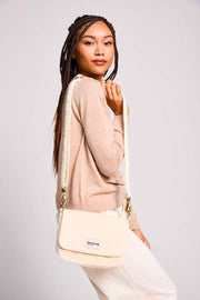 Hindbag Margault ショルダーバッグ - ベルベットベージュ