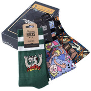 American Socks AMP Gift Box Socks - Green/Purple/Blue