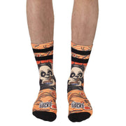 American Socks Panda Mid High Socks - Orange