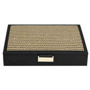 stackers-classic-jewellery-box-lid---black-raffia-34950085
