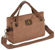 Zede Pont Des Arts Medium Cross Body Bag -Camel Brown