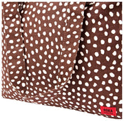Roka Sloane ミディアム コットン キャンバス トートバッグ - ブラウン スポット