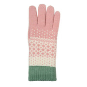 dents-jacquard-polka-dot-knitted-gloves---powder-pinkmint-green-34477897