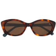 Botaniq Oval Cat-Eye Sunglasses - Brown Tort