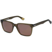 Botaniq Sharp Angular Rectangle Sunglasses - Green