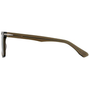 Botaniq Sharp Angular Rectangle Sunglasses - Green