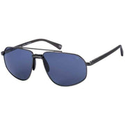 Botaniq Stylish Double Bridge Sunglasses - Gunmetal Grey