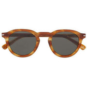 Botaniq Thick Round Sunglasses - Light Brown Tort