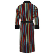 Bown of London Dundee Dressing Gown - Black/Multi-colour