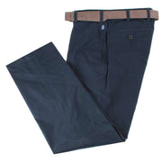 BRUHL Montana Nanotec Gabardine Stretch Chinos - Marine Navy